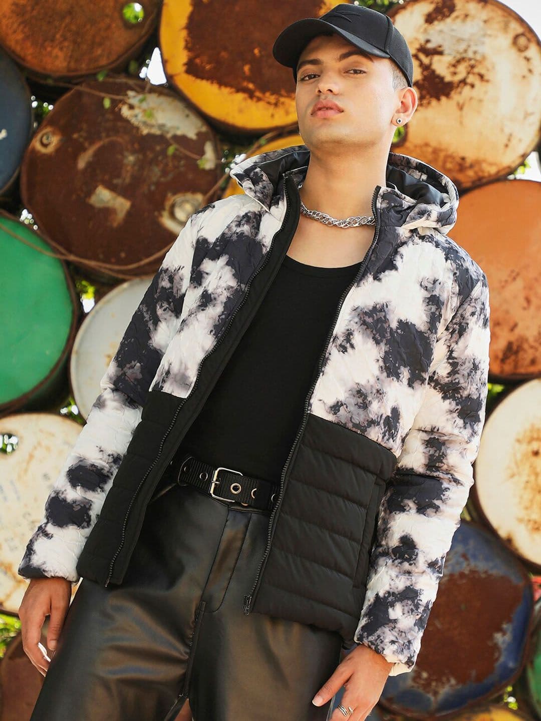 CAHOOT Tie and Dye Windcheater Outdoor Puffer Jacket - view 1