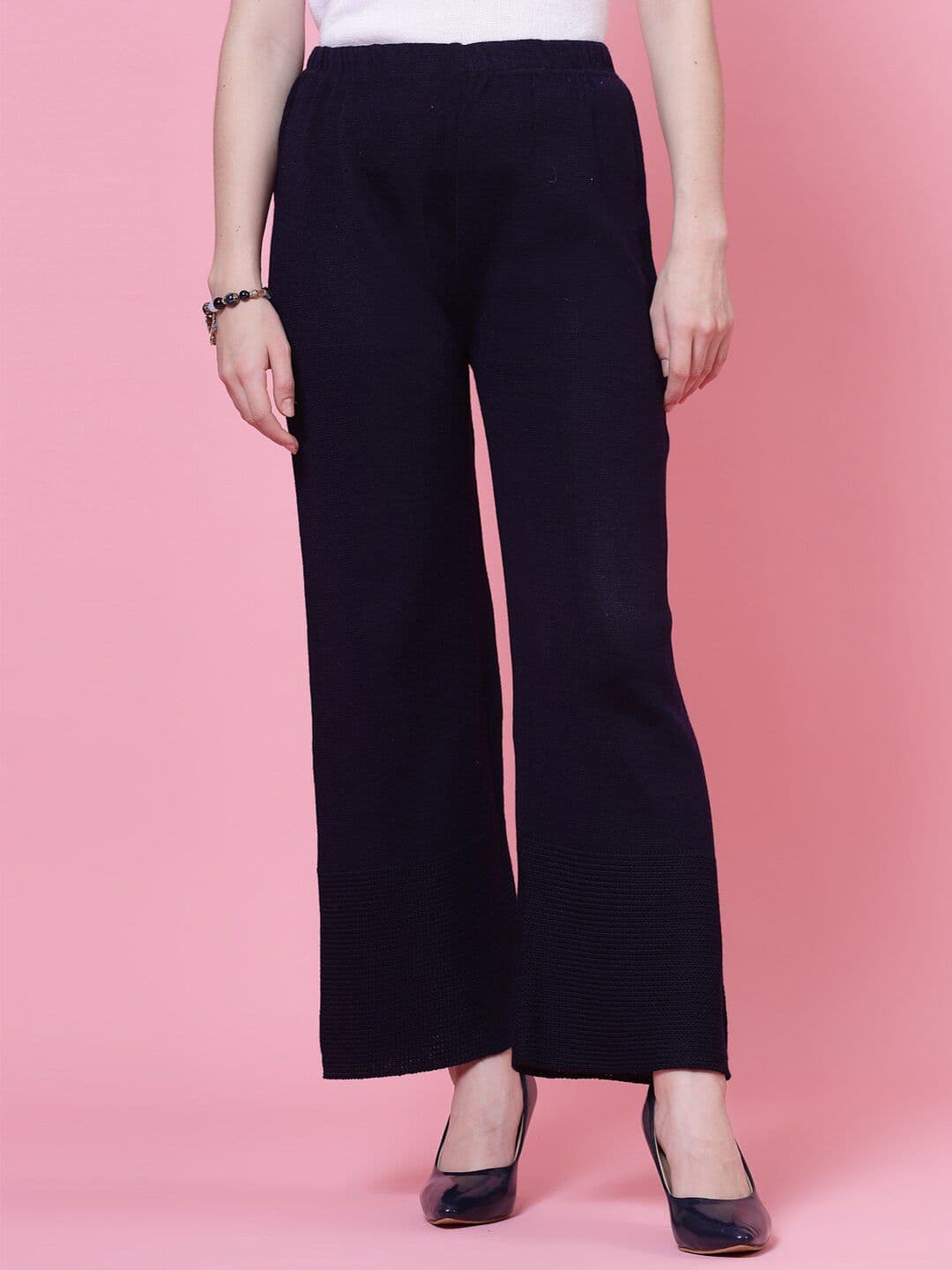Clora Creation Straight Fit Acrylic Palazzos - view 1