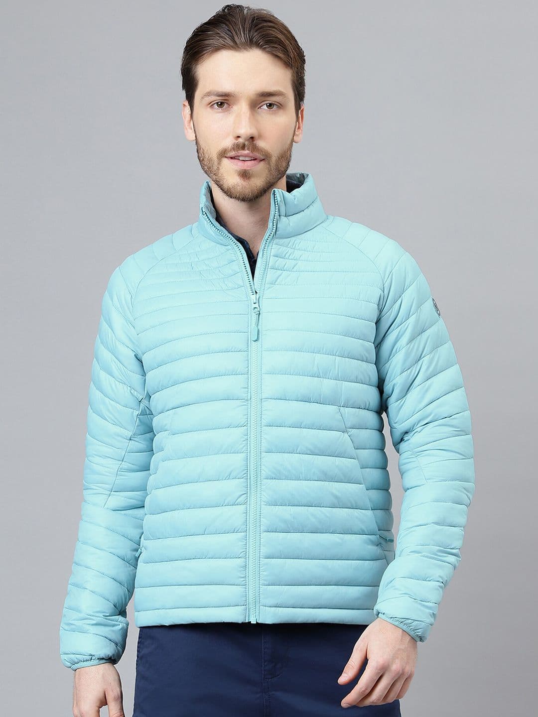 Woodland Mock Collar Puffer Jacket - view 1
