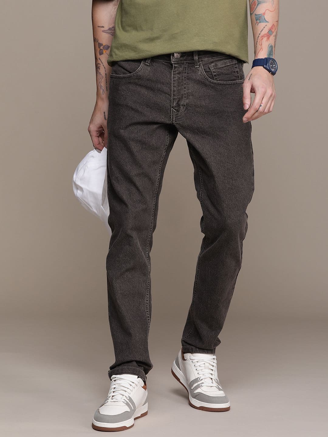 WROGN Men Slim Fit Stretchable Jeans - view 1