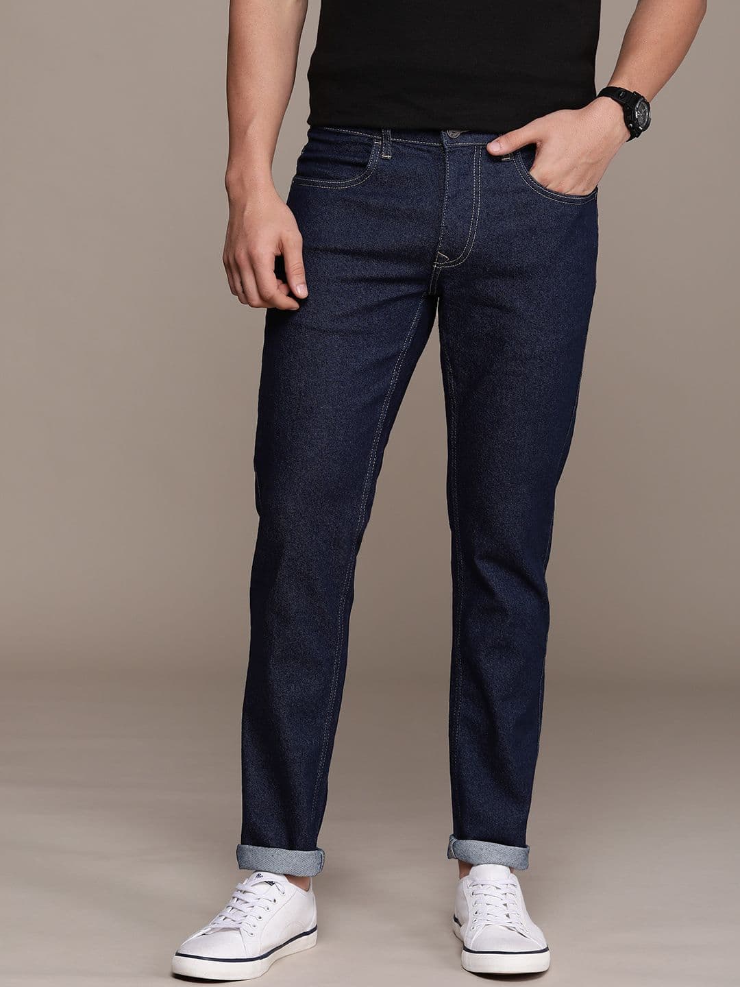 WROGN Men Slim Fit Stretchable Jeans - view 1