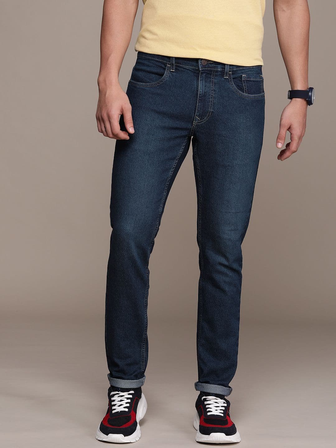 WROGN Men Slim Fit Stretchable Jeans