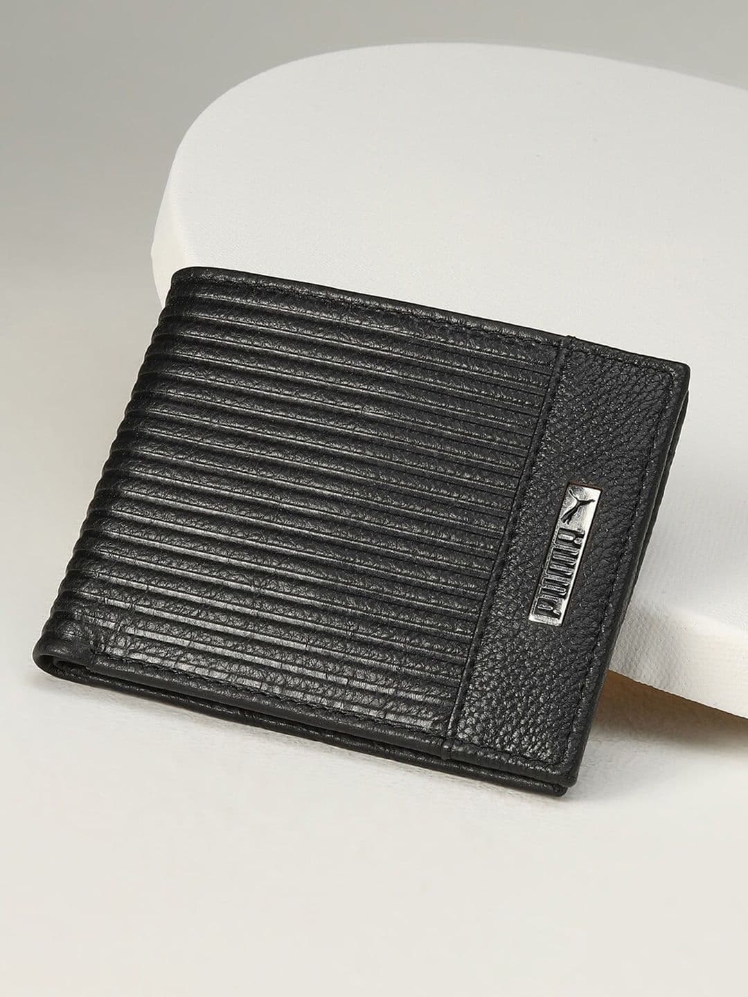 Puma Textured Leather Embossed Wallet - view 1