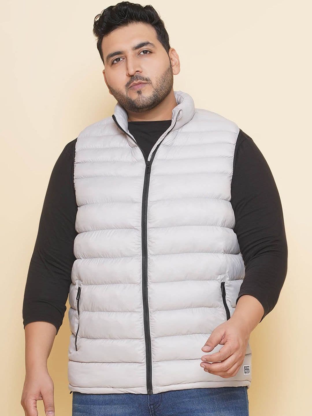 John Pride Plus Size Lightweight Puffer Jacket - view 1