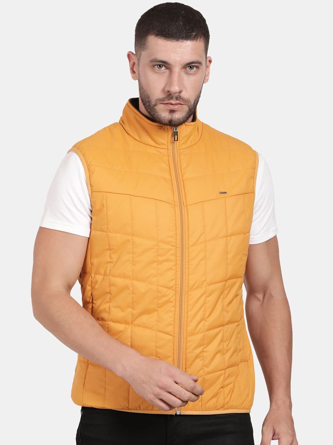 t-base Mock Collar Insulated Padded Jacket - view 1