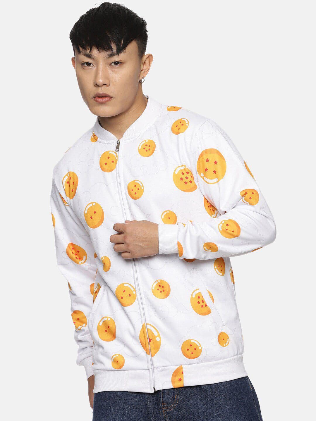 Fans Army Conversational Mandarin Collar Bomber Jacket - view 1