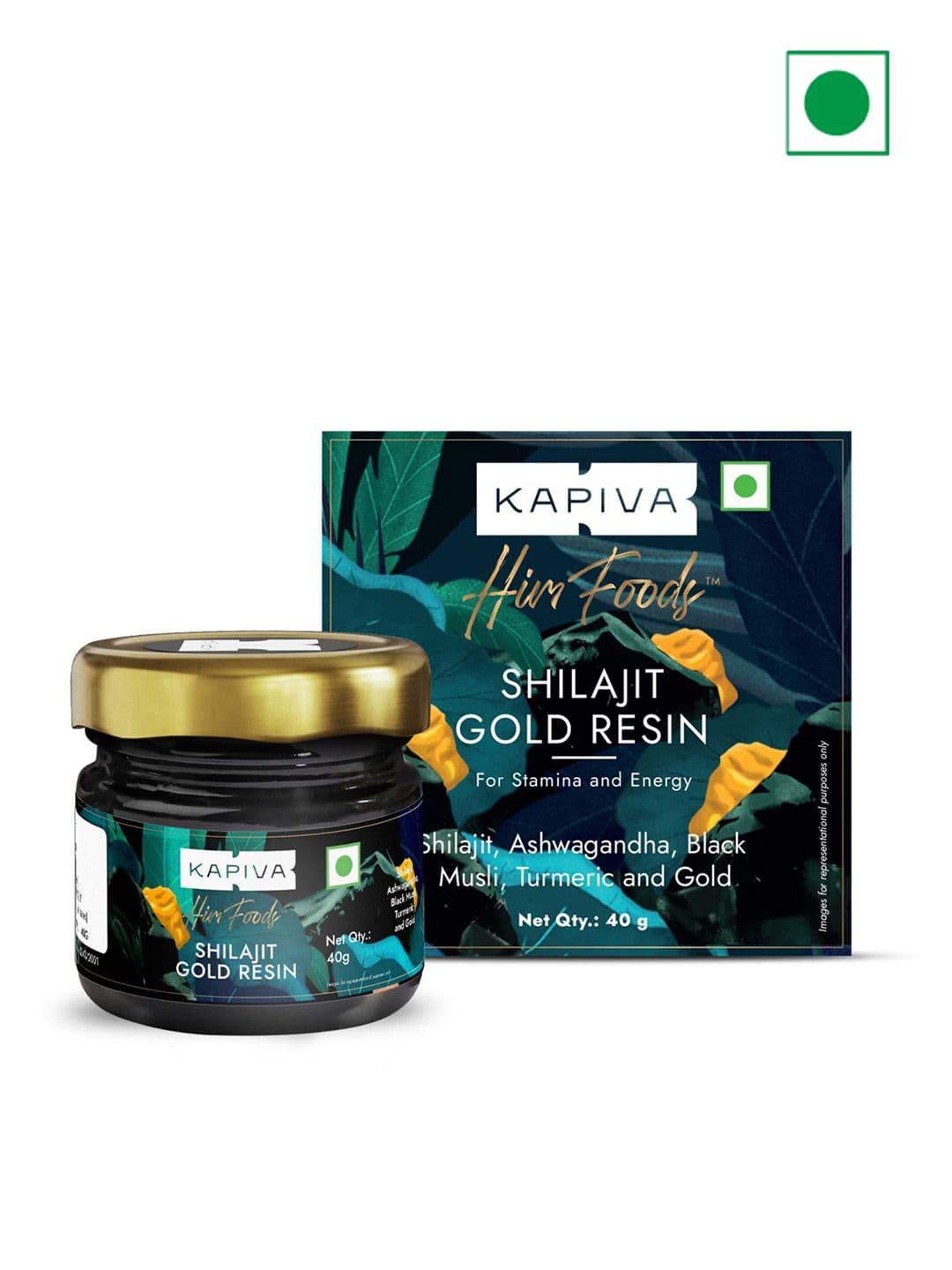 Kapiva Him Foods Shilajit Gold Resin for Stamina & Energy - 40 g Each - view 1