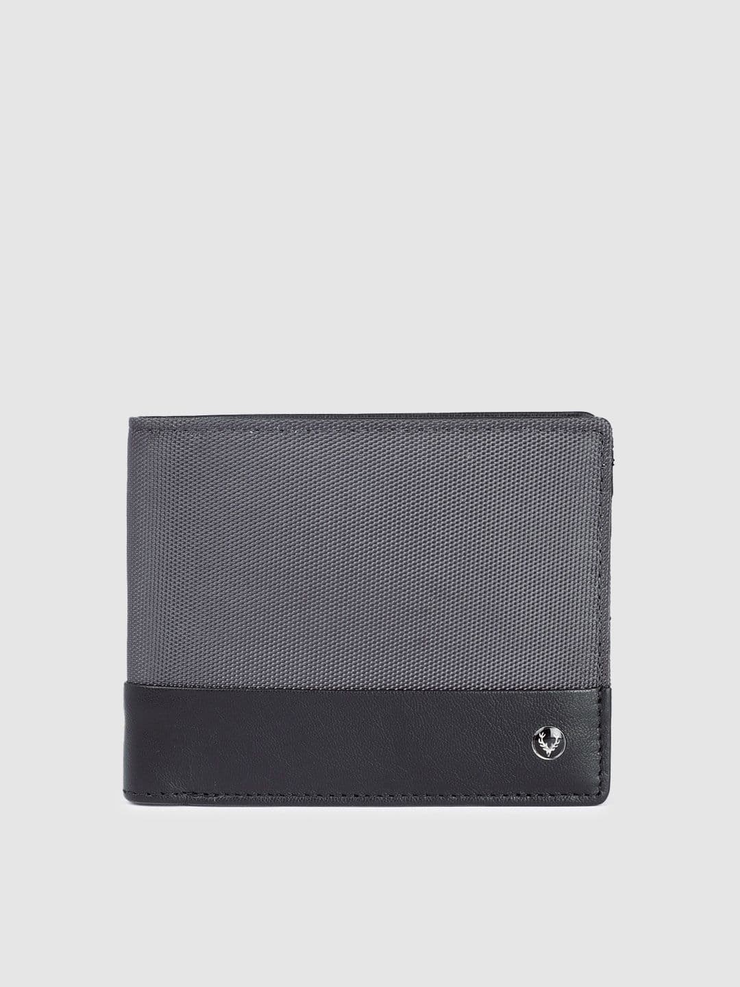 Allen Solly Men Textured Leather Two Fold Wallet - view 1