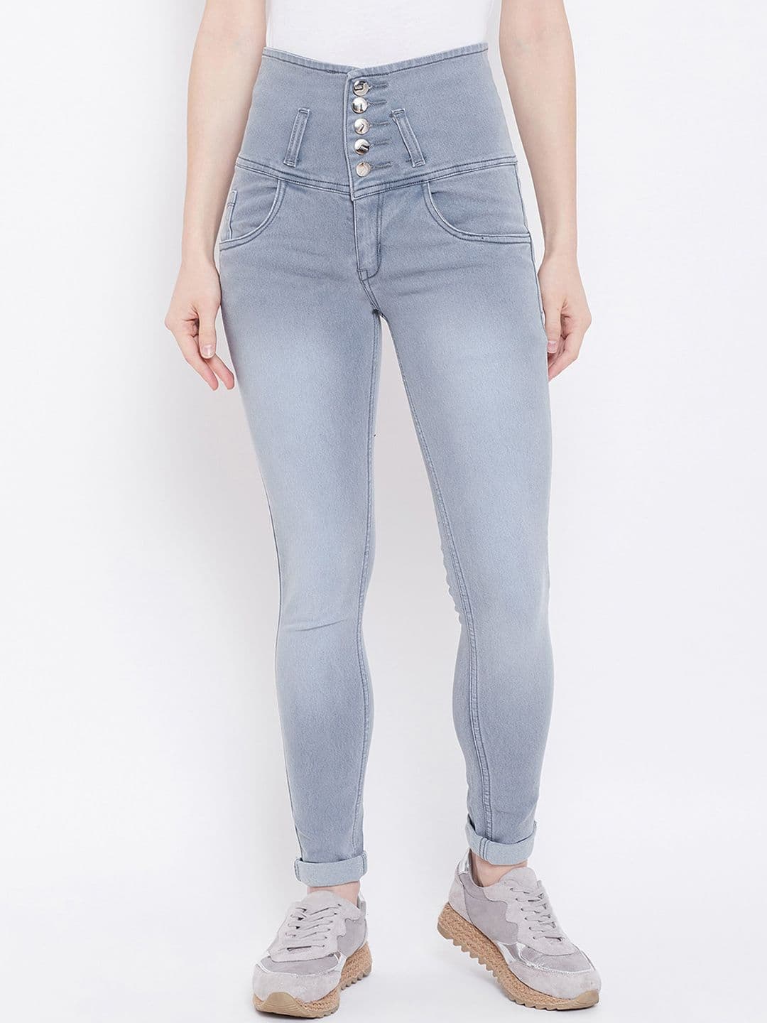 Nifty Women Skinny Fit Clean Look Stretchable Jeans - view 1