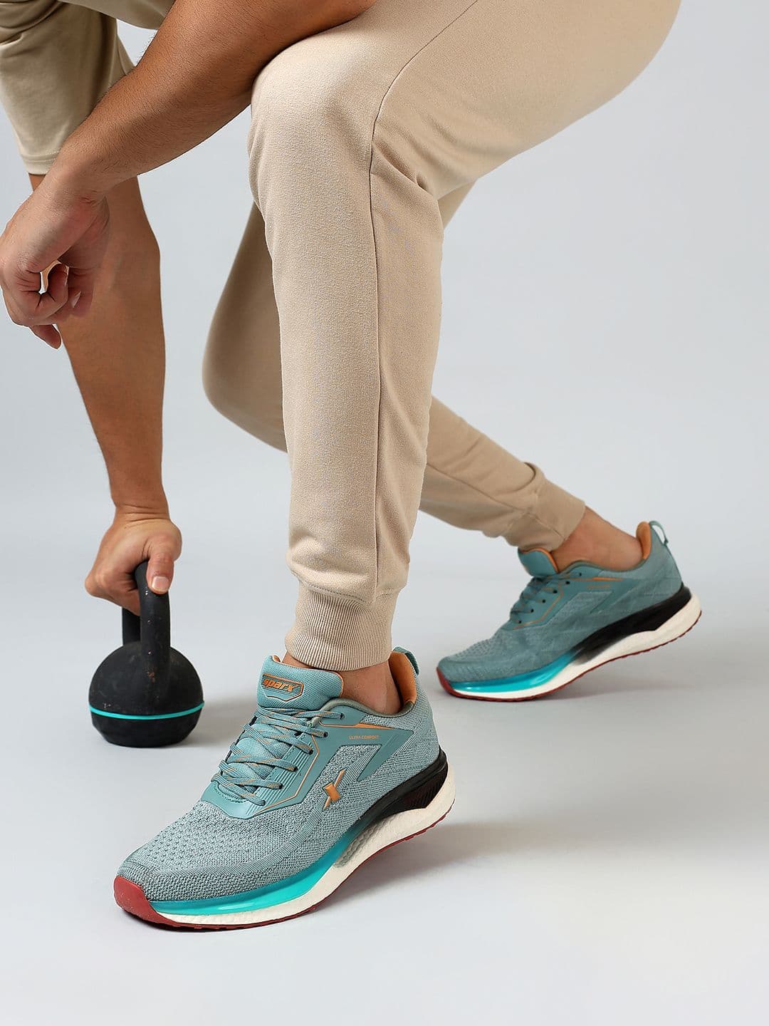 Sparx Men Mesh Lace-Up Sports Shoes - view 1