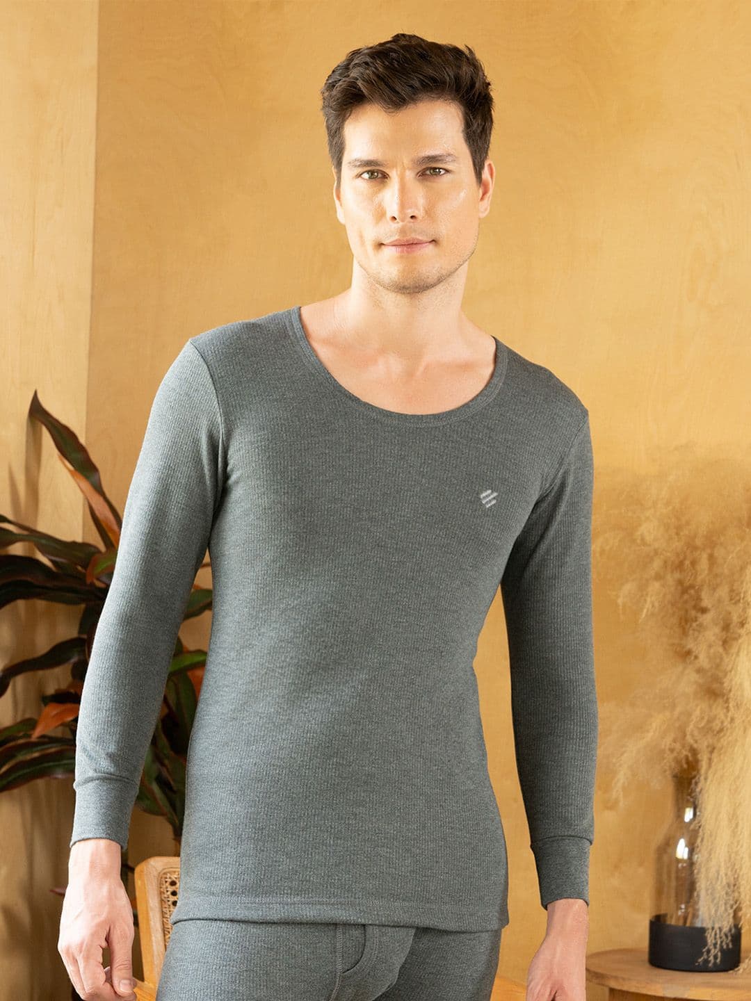 ONN Round Neck Cotton Thermal Tops - view 1