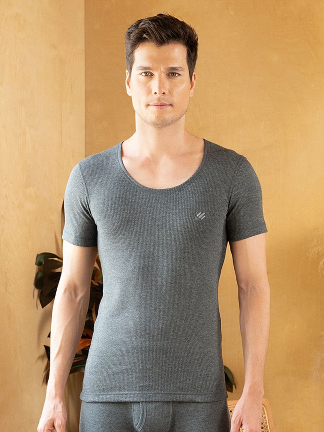 ONN Round Neck Cotton Thermal Tops - view 1