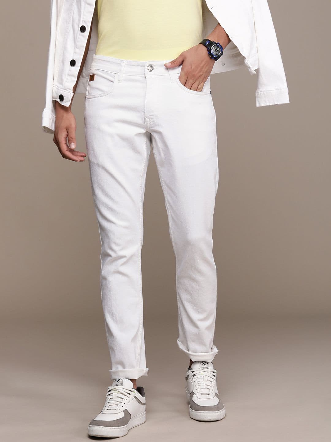 WROGN Men Slim Fit Stretchable Jeans
