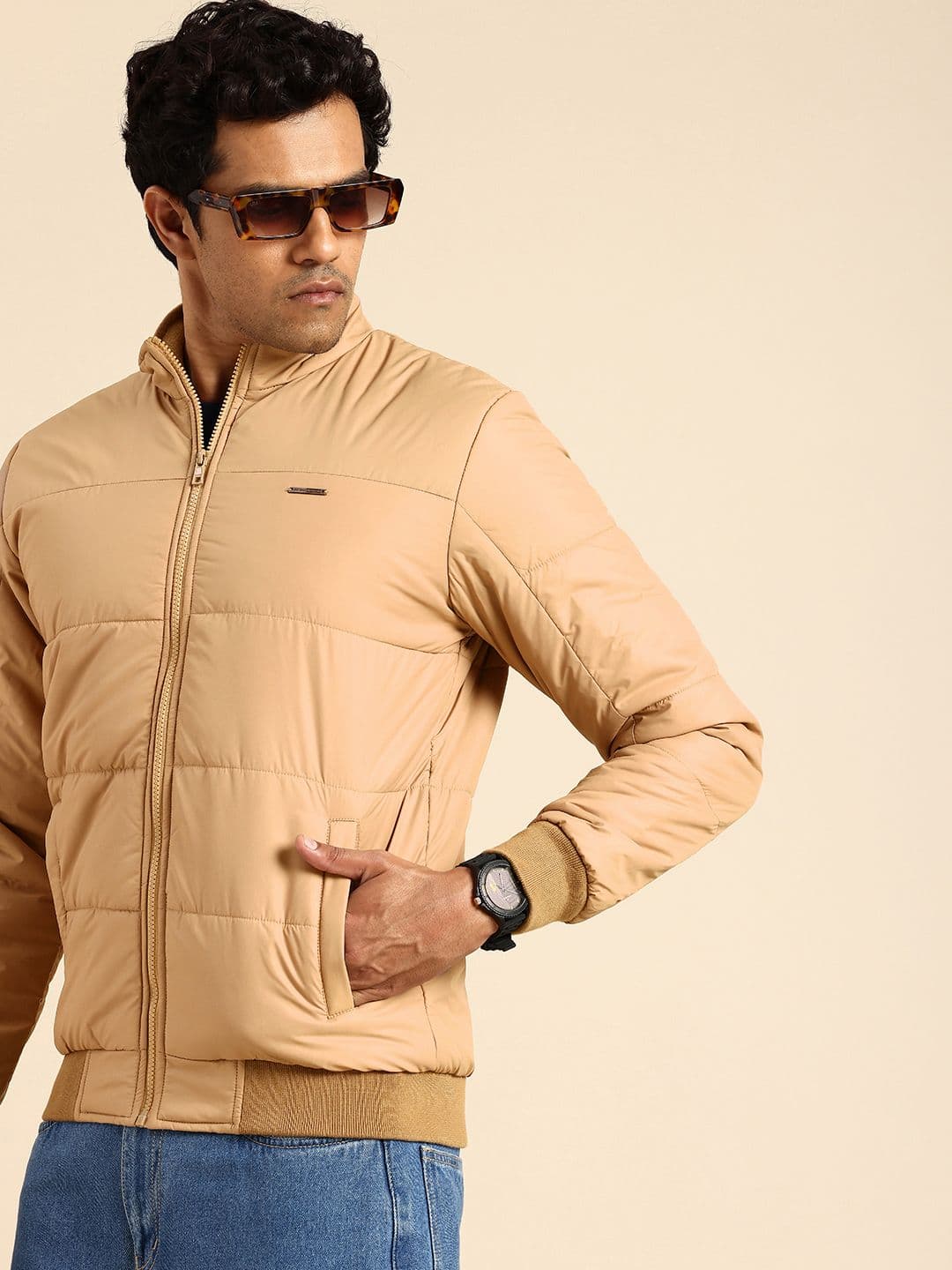 Being Human Mock Collar Bomber Jacket - view 1
