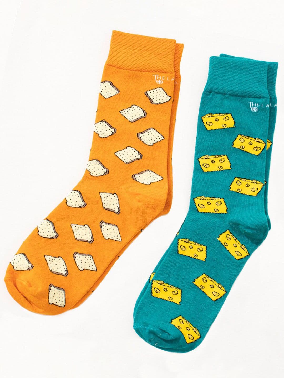 Thela Gaadi Unisex Pack Of 2 Patterned Calf-Length Socks - view 1