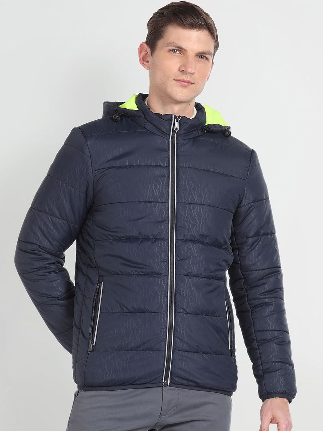 Arrow New York Hooded Padded Jacket - view 1