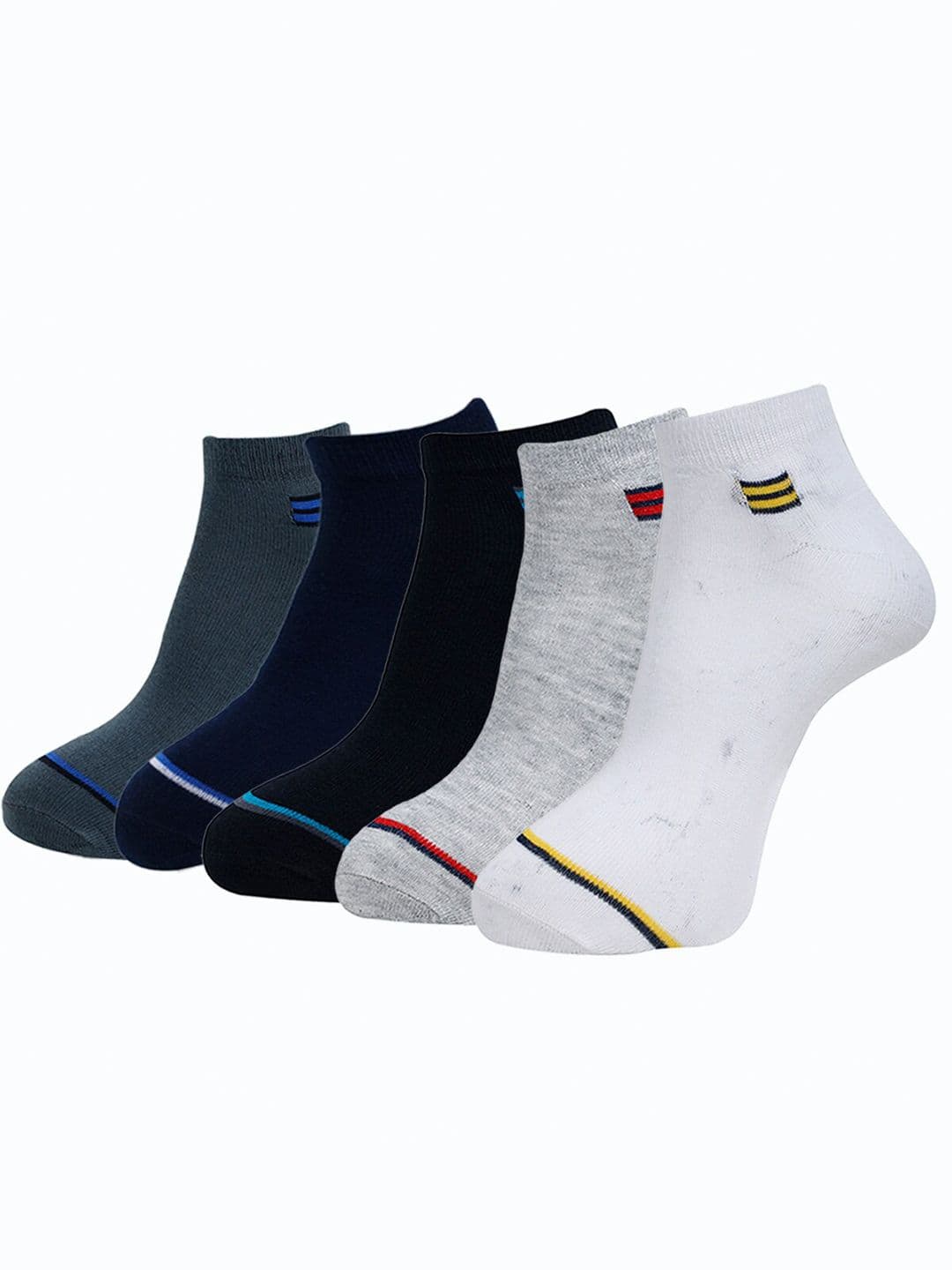 Dollar Socks Men Pack Of 5 Patterned Ankle-Length Socks - view 1