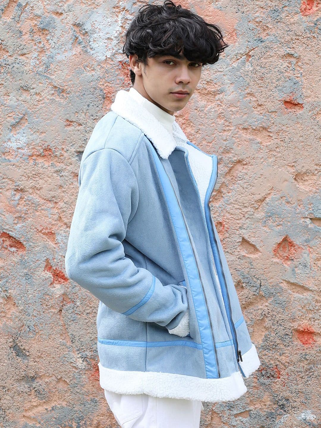 CAHOOT Windcheater Faux Fur Trim Lapel Collar Tailored Jacket - view 1