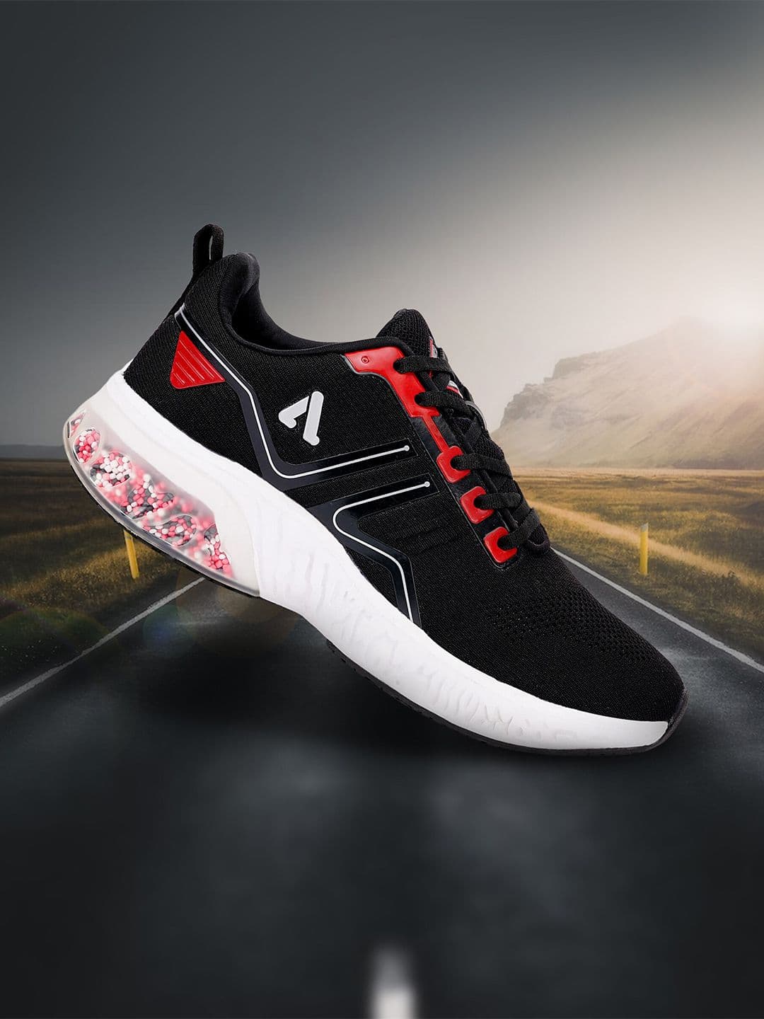 Aqualite Men Mesh Feather Weight Running Shoes - view 1