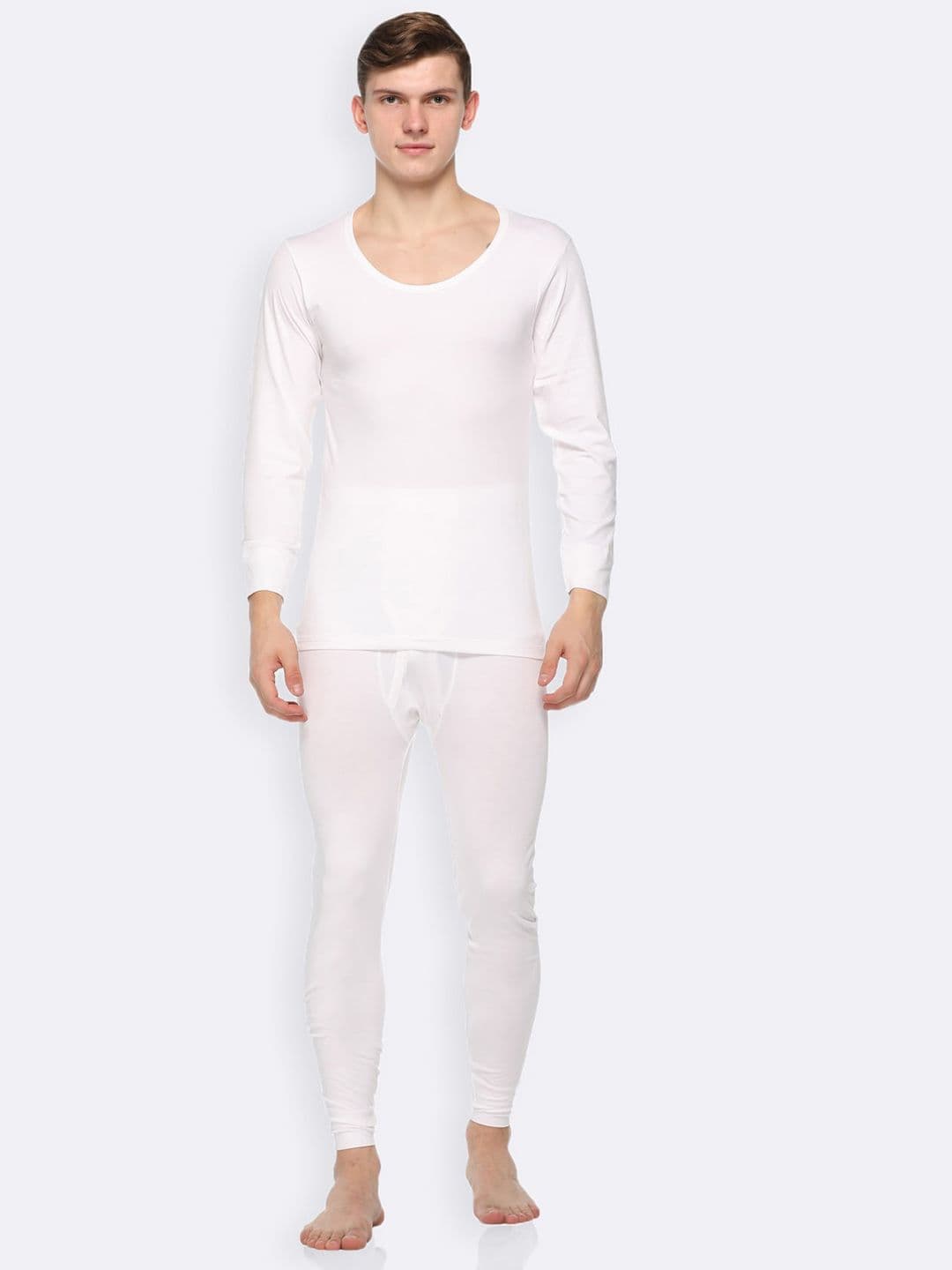 Kanvin Men Round Neck Top With Mid-Rise Bottom - view 1