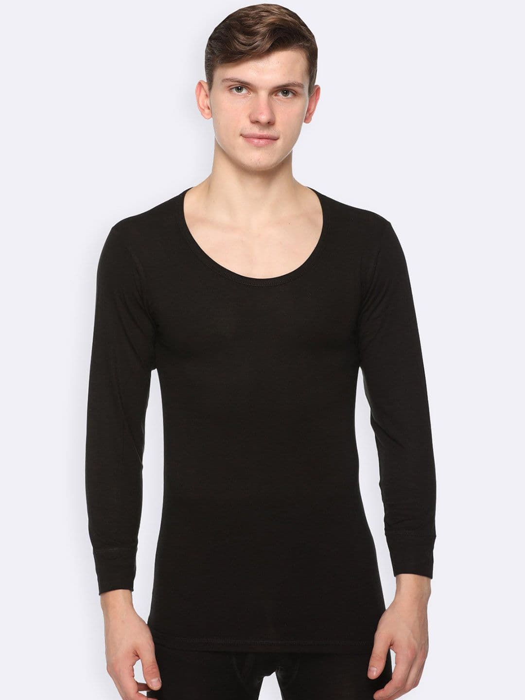 Kanvin Men Round Neck Thermal Tops - view 1