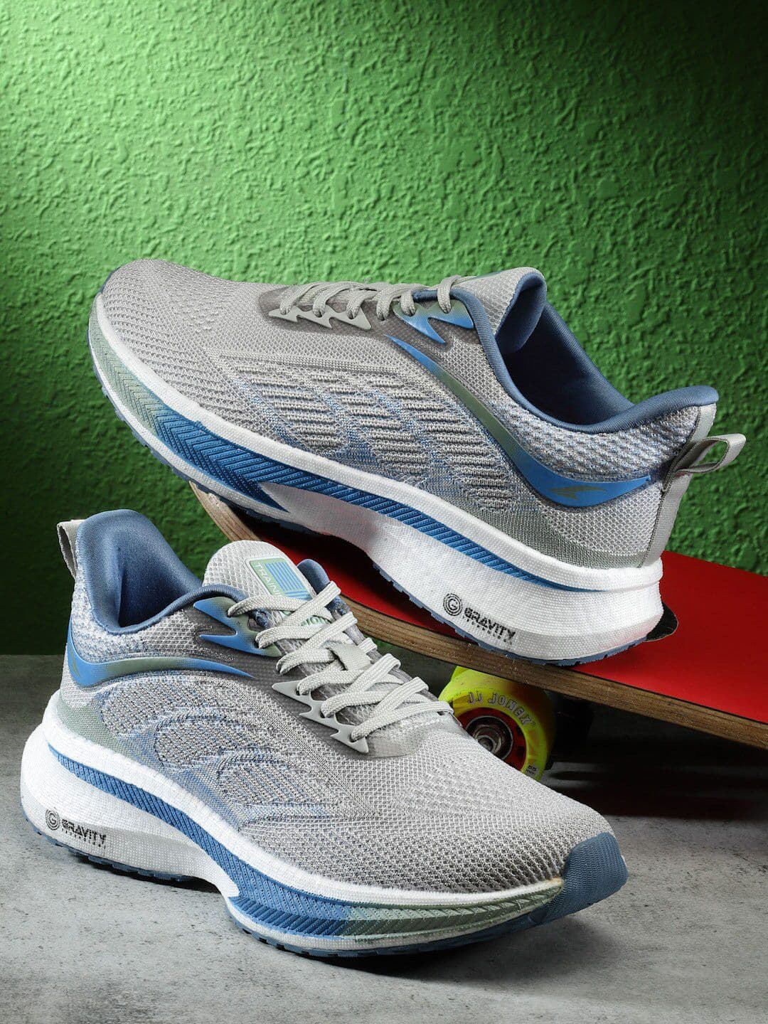 ASIAN Men HYPERCUSHION-01 Lace-Up Running Shoes - view 1
