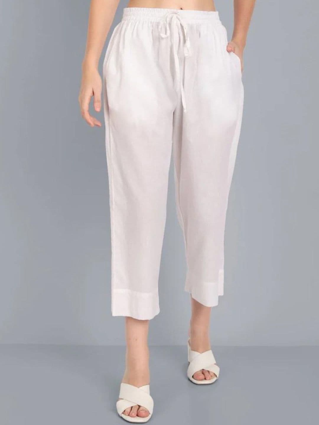 Mera Rang Women Straight Fit Cropped Ethnic Palazzos - view 1