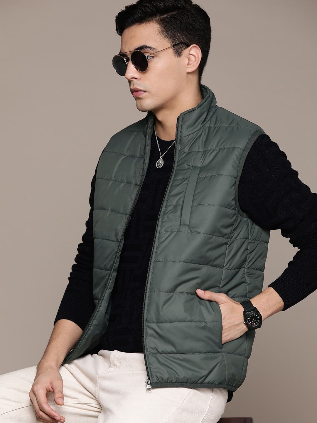 Roadster Men Lightweight Puffer Jacket