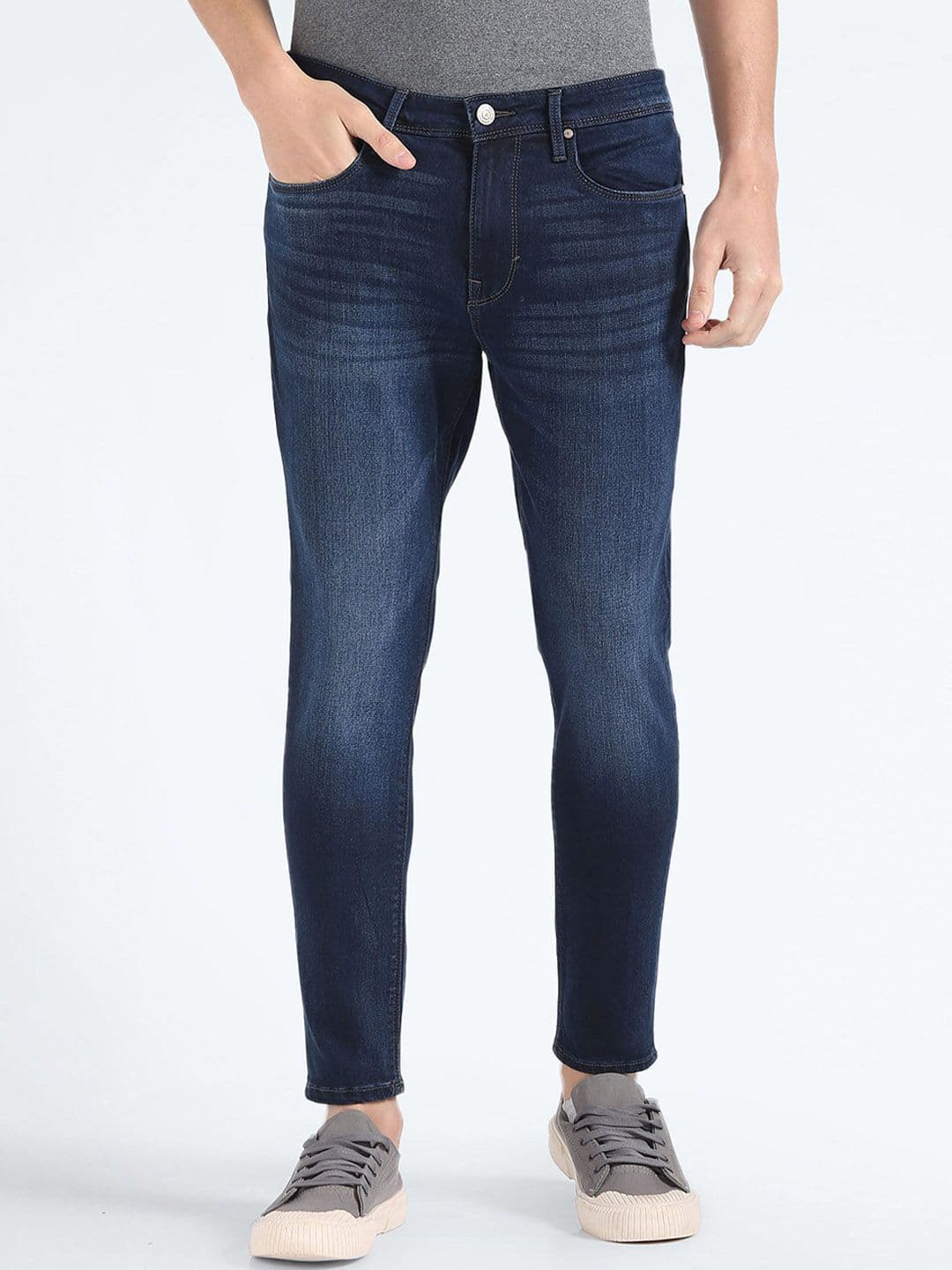 Flying Machine Men Skinny Fit Clean Look Stretchable Jeans - view 1