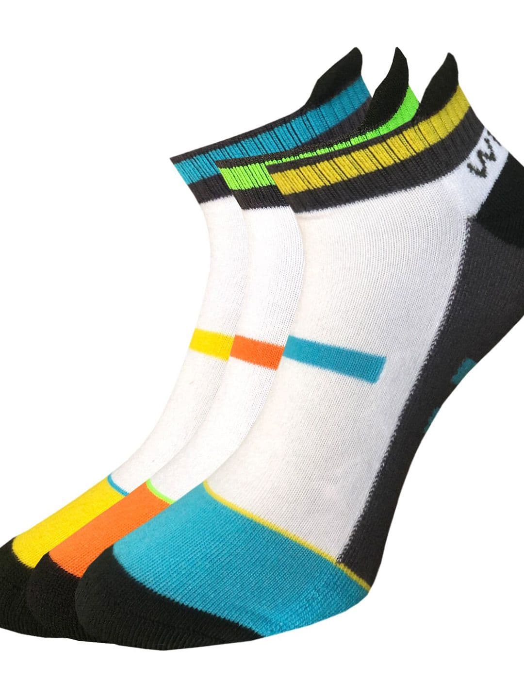 WROGN X fwd Men Pack Of 3 Patterned Ankle Socks - view 1
