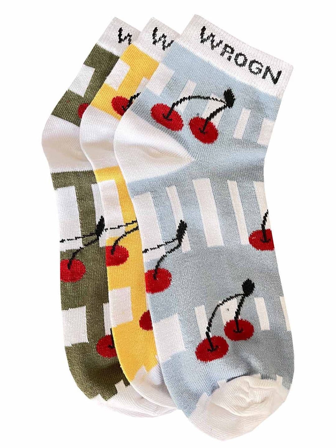 WROGN Men Pack Of 3 Patterned Ankle-Length Socks - view 1
