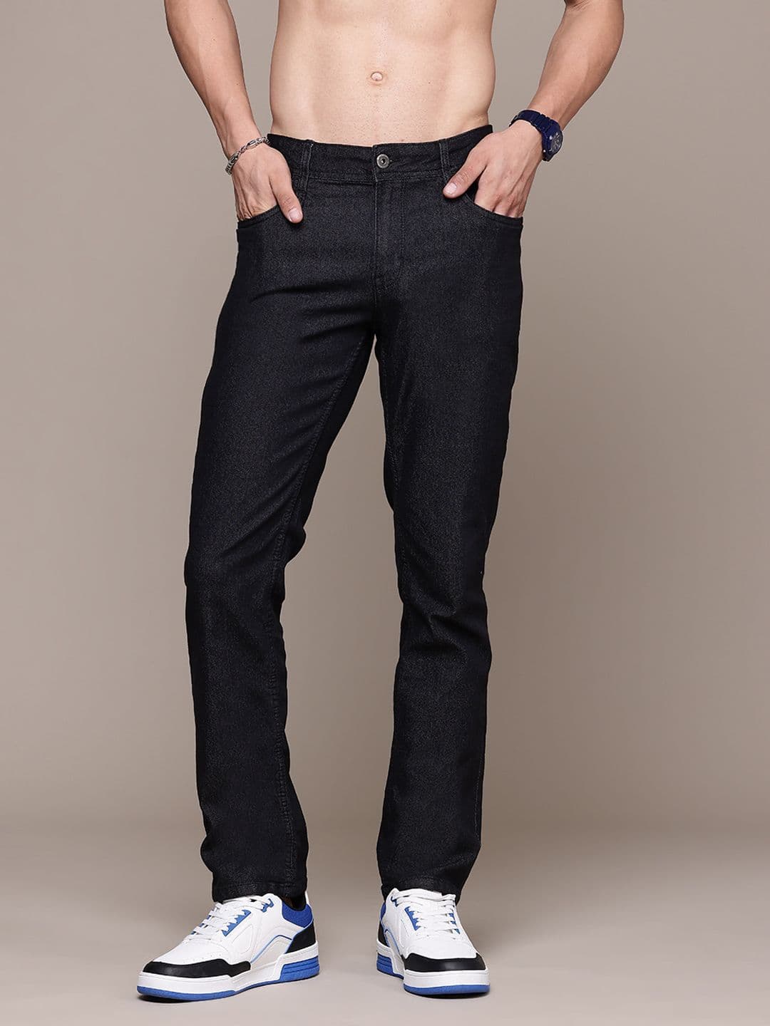 The Roadster Lifestyle Co. Men Slim Tapered Fit Stretchable Jeans - view 1
