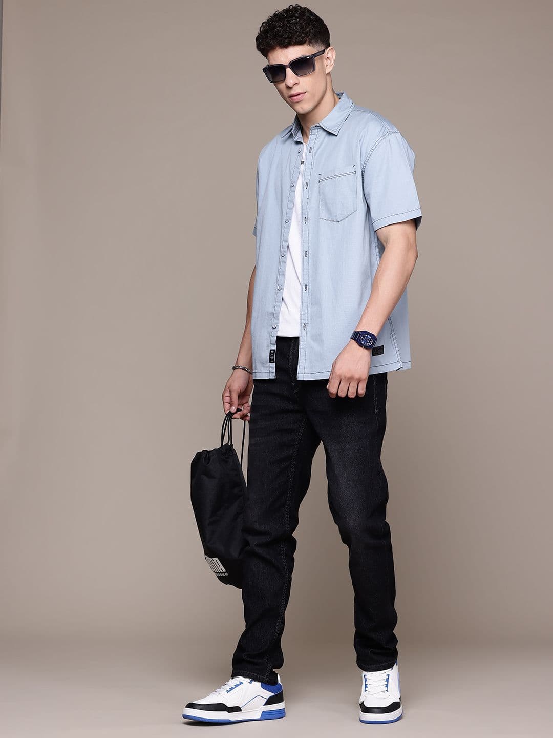 The Roadster Lifestyle Co. Men Slim Tapered Fit Stretchable Jeans - view 1