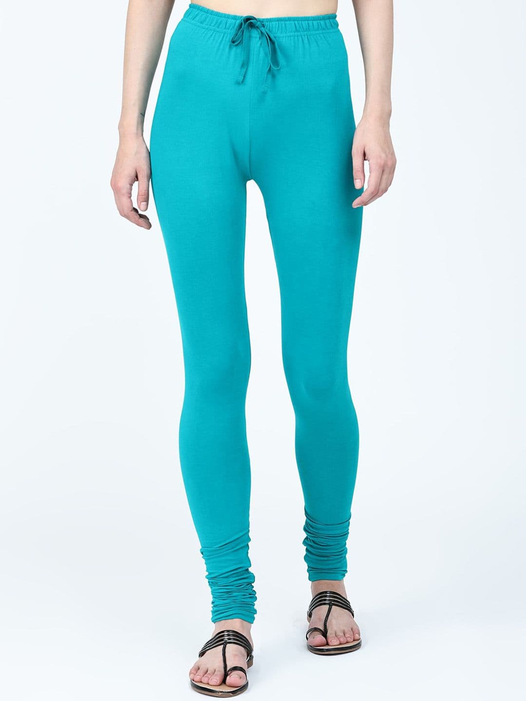 Robinbosky Stretchable Bio Wash Churidar-Length Ethnic Leggings - view 1