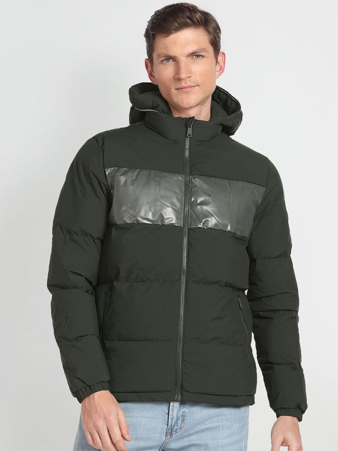Arrow Sport Hooded Puffer Jacket - view 1
