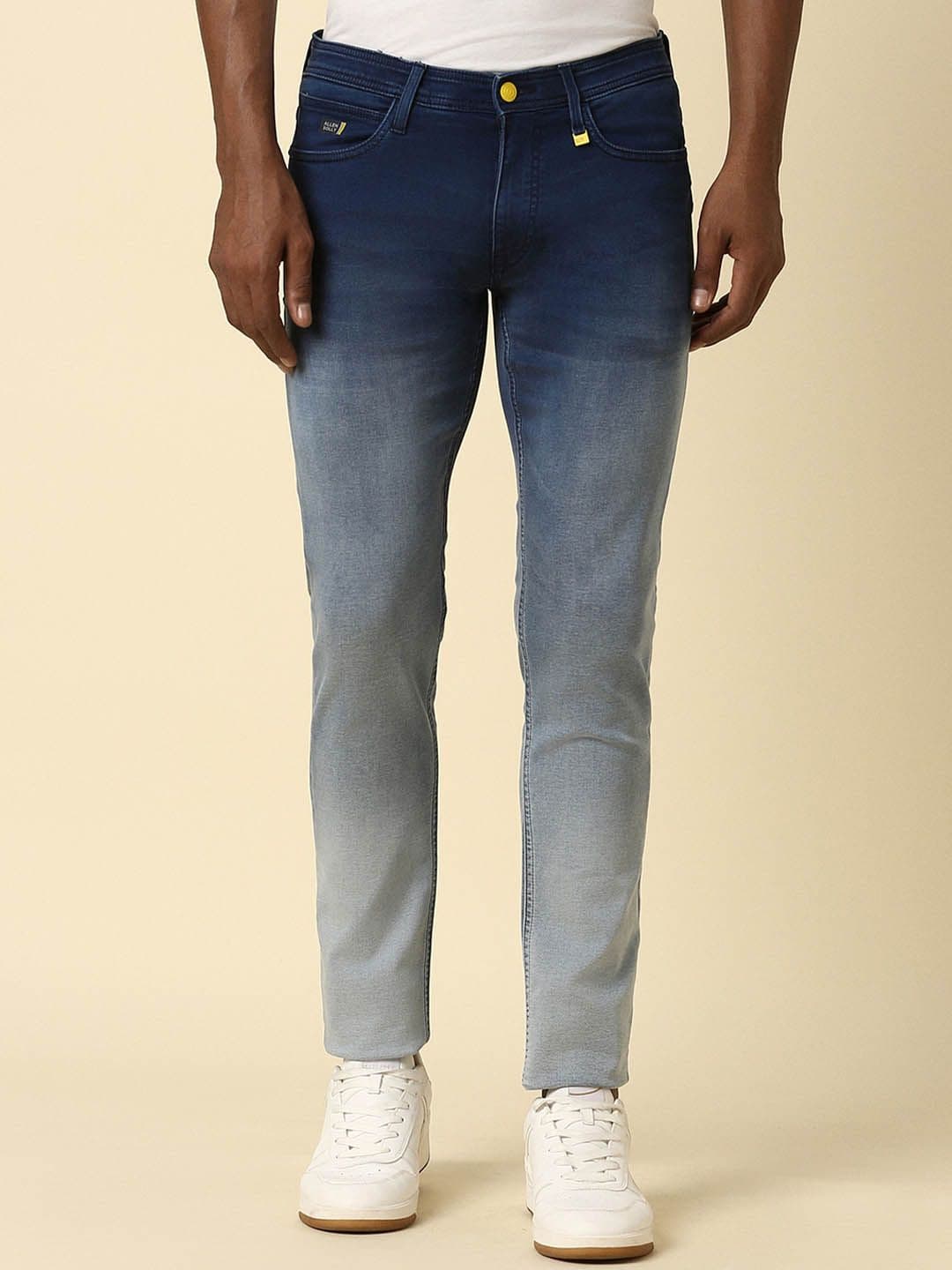 Allen Solly Men Skinny Fit Heavy Fade Jeans - view 1