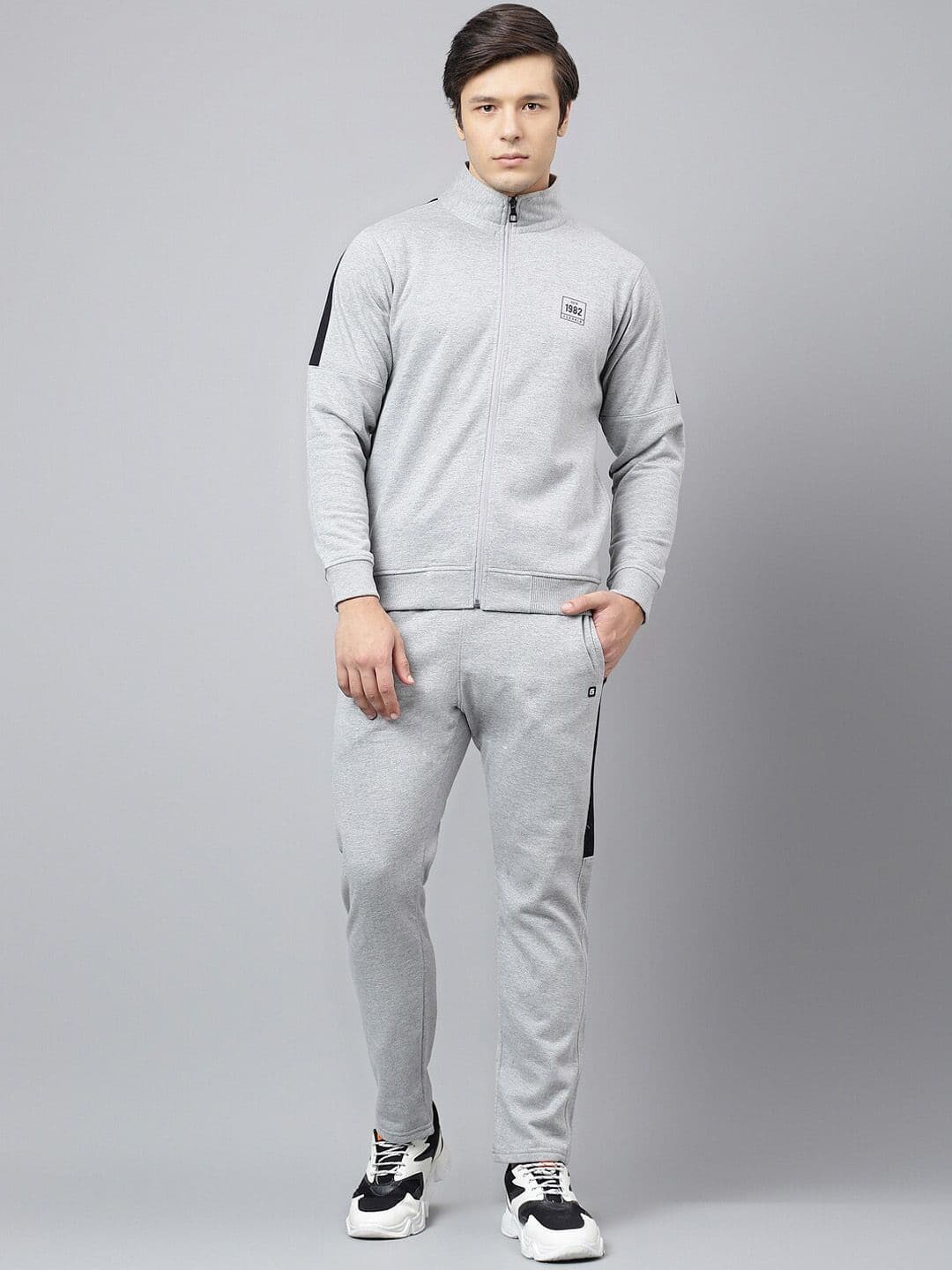 FCK GOLD Mock Collar Sports Tracksuit