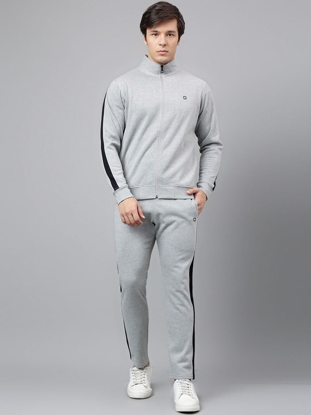 FCK GOLD Mock Collar Long Sleeves Tracksuit