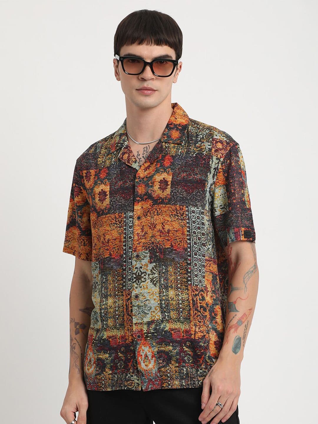 THE BEAR HOUSE Abstract Printed Casual Shirt - view 1