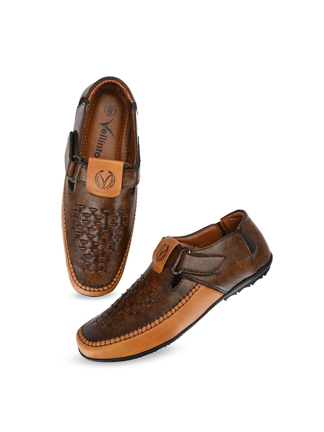 Vellinto Men LYNX Textured Shoe-Style Sandals - view 1