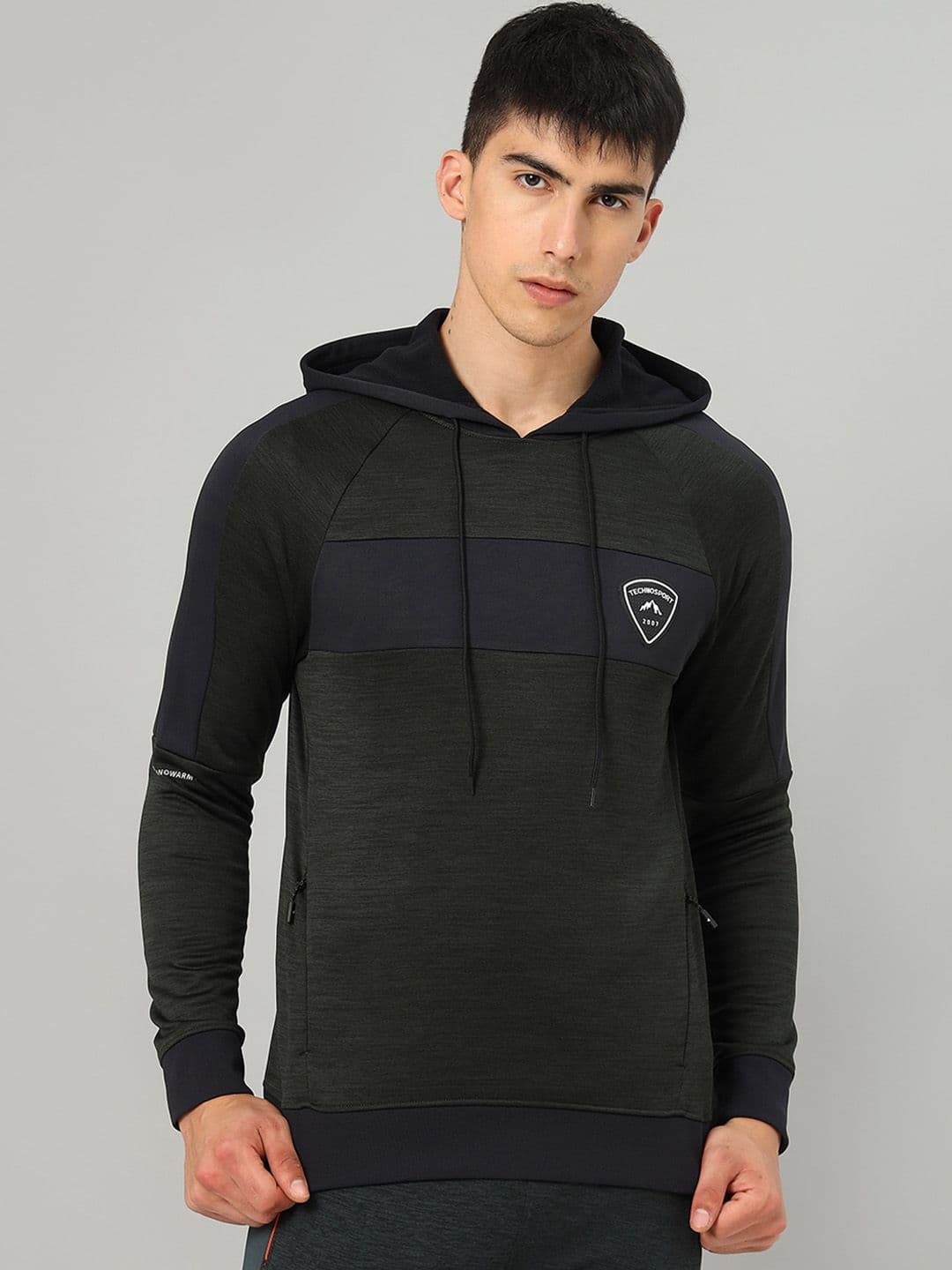 Technosport Hooded Lightweight Antimicrobial Sporty Jacket - view 1