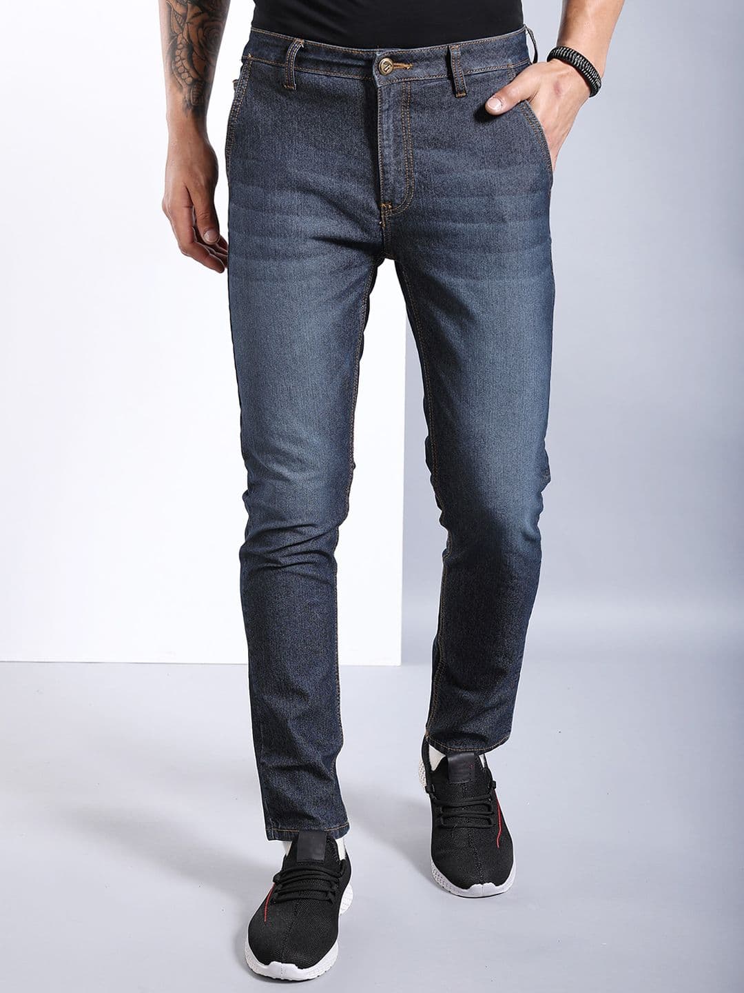The Indian Garage Co Men Mid-Rise Slim Fit Jeans - view 1