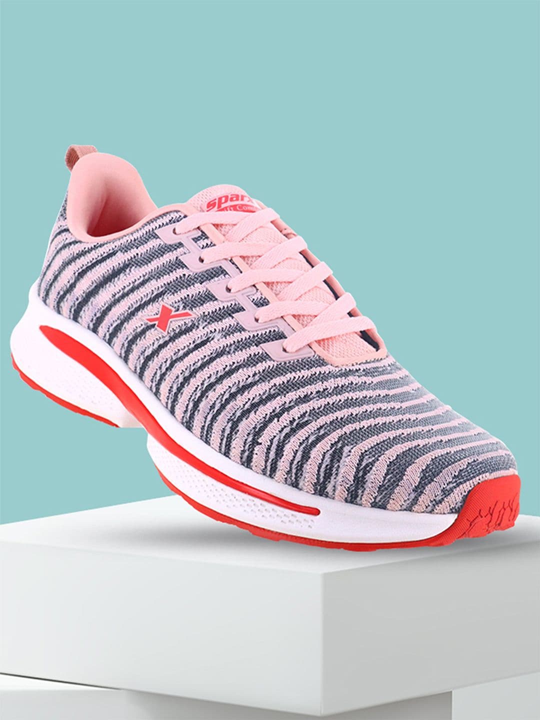 Sparx Women Lace-Up Boost Mesh Running Shoes - view 1