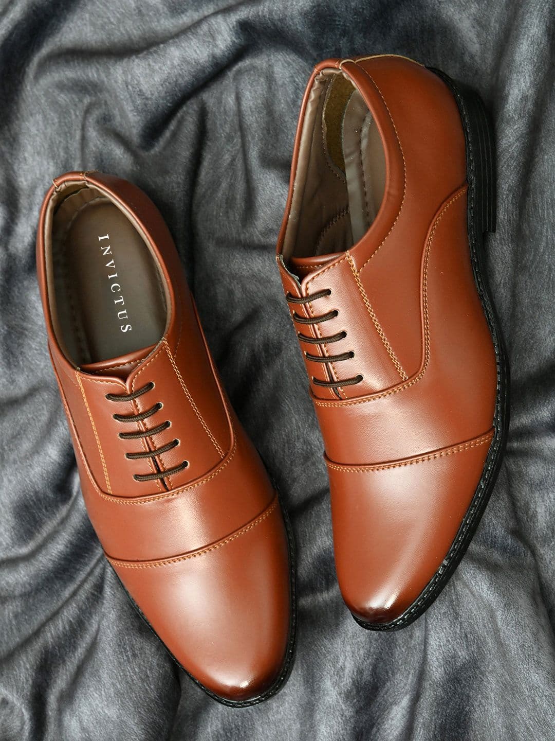 INVICTUS Men Round Toe Formal Oxfords - view 1