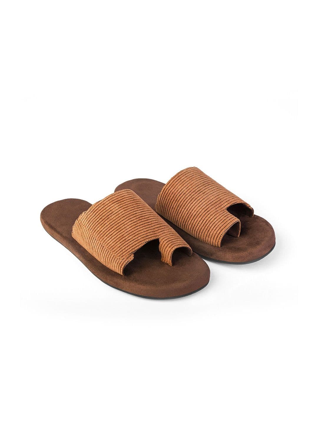 Planet Paaduks Men Iru Luxe Corduroy Vegan Suede Comfort Sandals - view 1