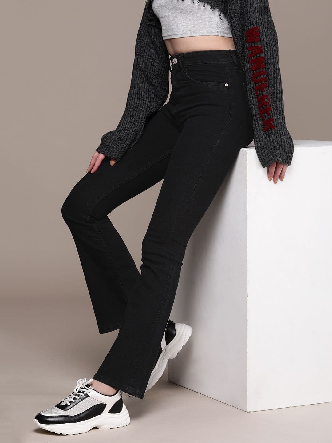 The Roadster Life Co. Women Bootcut High-Rise Stretchable Jeans - view 1