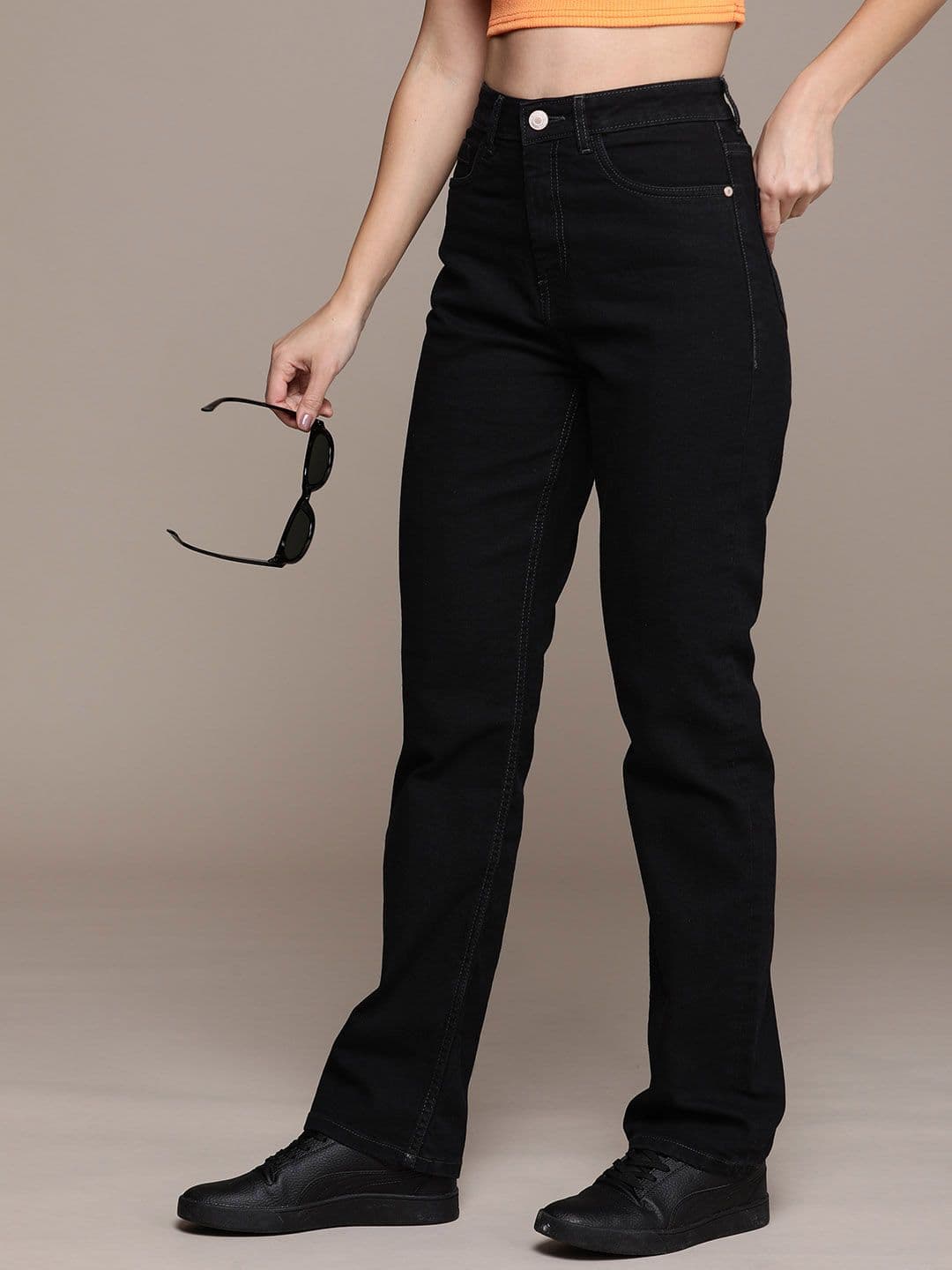The Roadster Life Co. Women Straight Fit High-Rise Jeans - view 1