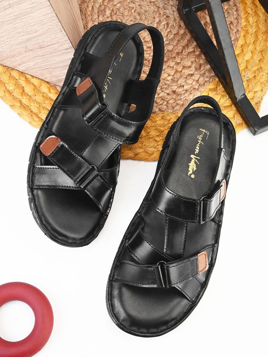 Fashion Victim Men Leather Comfort Sandals - view 1