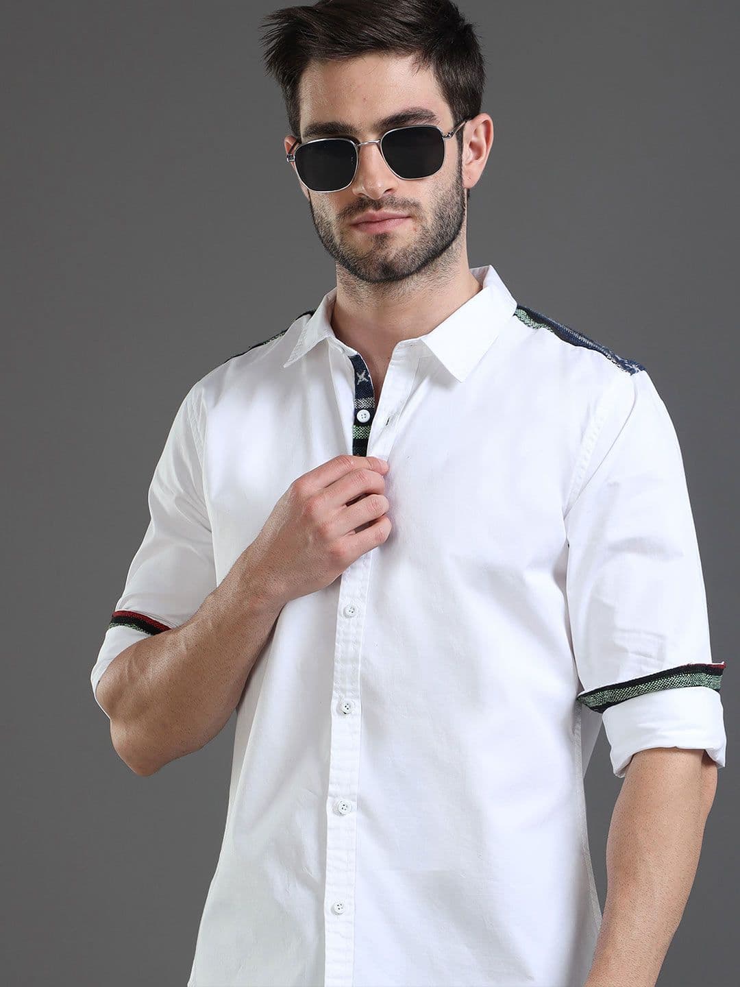 HERE&NOW Slim Fit Cotton Casual Shirt - view 1