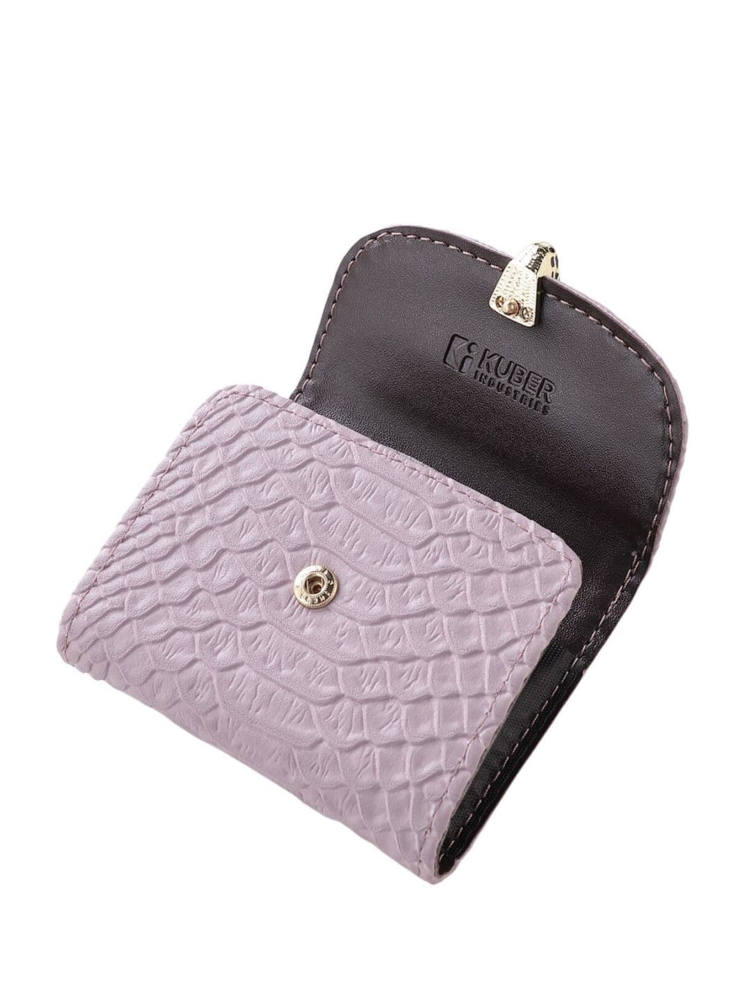 Kuber Industries Unisex Textured Leather Card Holder Wallet - view 1